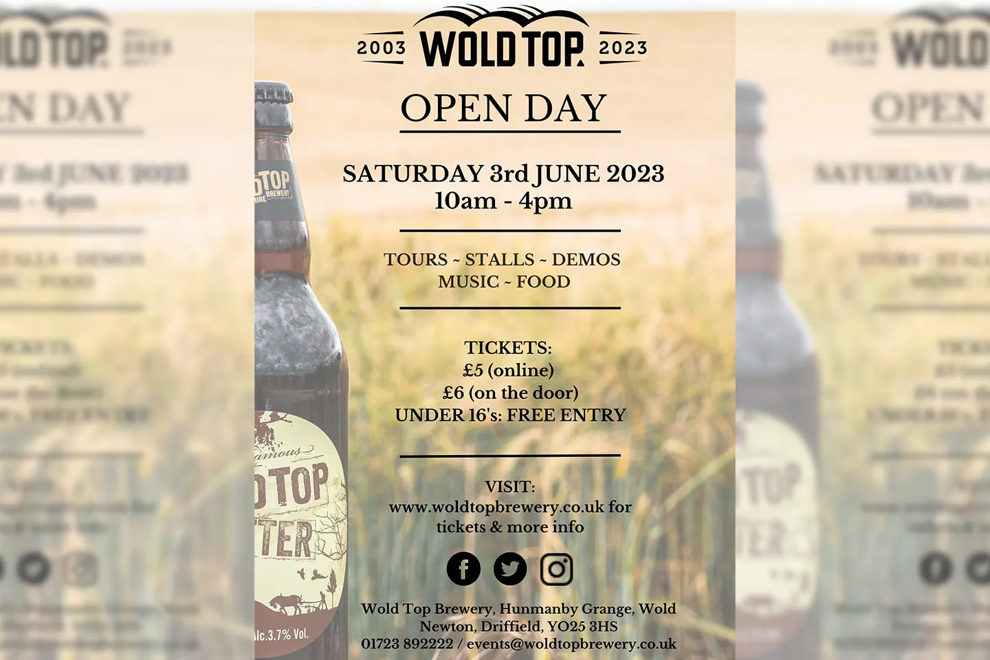 Read more about the article Wold Top Brewery Open Day 2023